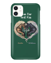 Load image into Gallery viewer, Horses From Our First Kiss Custom Name Gift For Girlfriend Phone case