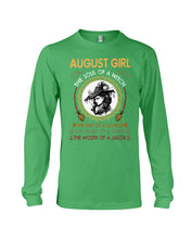 Load image into Gallery viewer, Birthday Gift For August Girl The Soul Of A Witch Unisex Long Sleeve