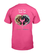 Load image into Gallery viewer, Horses From Our First Kiss Custom Name Gift For Girlfriend Guys Tee
