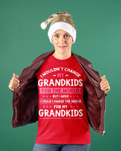 Load image into Gallery viewer, I Could Change The World For My Grandkids Ladies Tee