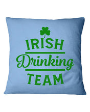 Load image into Gallery viewer, Irsih Drinking Team Green Shamrock St Patrick's Day Pillow Cover