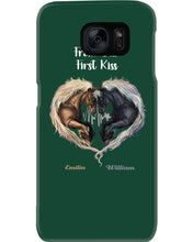 Load image into Gallery viewer, Horses From Our First Kiss Custom Name Gift For Girlfriend Phone case