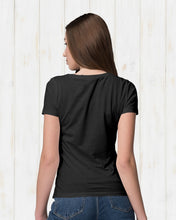 Load image into Gallery viewer, My Angel Grandpa Who Watched Over My Back Ladies Tee