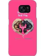 Load image into Gallery viewer, Horses From Our First Kiss Custom Name Gift For Girlfriend Phone case