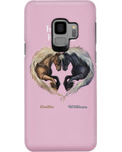 Load image into Gallery viewer, Horses From Our First Kiss Custom Name Gift For Girlfriend Phone case