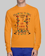 Load image into Gallery viewer, Gift For Autism Angel Grandma I Used To Be His Angel Now He's Mine Unisex Long Sleeve
