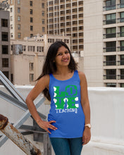 Load image into Gallery viewer, Teaching Love Clover St Patrick's Day Gift Ladies Flowy Tank