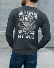 Load image into Gallery viewer, God Knew I Needed An Angel Gift For Husband Sweatshirt