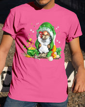 Load image into Gallery viewer, Gnome Pot Of Gold Shamrock St. Patrick's Day Printed Mug Guys Tee