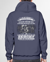 Load image into Gallery viewer, Amazing Gift For Husband She Love Me So Much Skull Hoodie