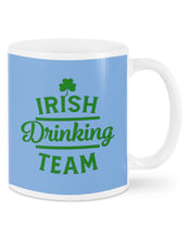 Load image into Gallery viewer, Irsih Drinking Team Green Shamrock St Patrick's Day Mug