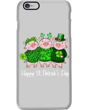 Load image into Gallery viewer, Pig Wear Plaid Shirt And Top Hat St Patrick's Day Gift Phone case