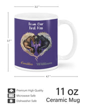 Load image into Gallery viewer, Horses From Our First Kiss Custom Name Gift For Girlfriend Mug