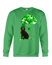Load image into Gallery viewer, Standard Poodle Patrick Balloons St. Patrick's Day Color Changing Mug Sweatshirt