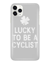 Load image into Gallery viewer, Lucky To Be A Biker Pilot Clover St Patrick's Day Gift Phone case