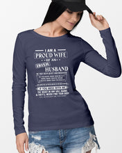 Load image into Gallery viewer, I Am A Proud Wife Of An Irish Husband Gift For Family Unisex Long Sleeve