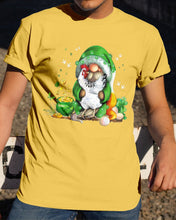 Load image into Gallery viewer, Gnome Pot Of Gold Shamrock St. Patrick's Day Printed Mug Guys Tee