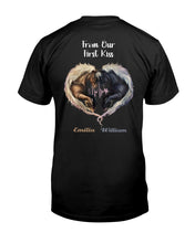 Load image into Gallery viewer, Horses From Our First Kiss Custom Name Gift For Girlfriend Guys Tee