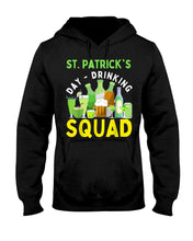 Load image into Gallery viewer, Happy St. Patrick's Day Printed Mug Drinking Squad 2021 Irish Shamrock Hoodie