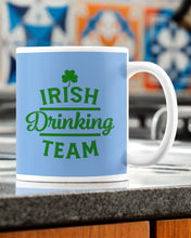 Load image into Gallery viewer, Irsih Drinking Team Green Shamrock St Patrick's Day Mug