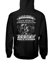 Load image into Gallery viewer, Amazing Gift For Husband She Love Me So Much Skull Hoodie