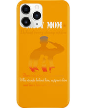 Load image into Gallery viewer, Son Gift For Navy Mom Behind Every Strong Soldier Phone case