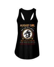 Load image into Gallery viewer, Birthday Gift For August Girl The Soul Of A Witch Ladies Flowy Tank