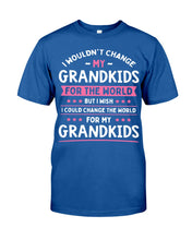 Load image into Gallery viewer, I Could Change The World For My Grandkids Guys Tee