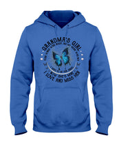 Load image into Gallery viewer, Blue Butterfly Gift For Angel Grandma Your Wings Were Ready Hoodie