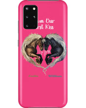 Load image into Gallery viewer, Horses From Our First Kiss Custom Name Gift For Girlfriend Phone case