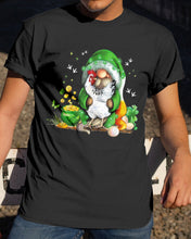 Load image into Gallery viewer, Gnome Pot Of Gold Shamrock St. Patrick's Day Printed Mug Guys Tee