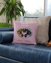 Load image into Gallery viewer, Horses From Our First Kiss Custom Name Gift For Girlfriend Pillow Cover