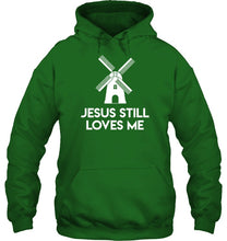Load image into Gallery viewer, Windmill Jesus Still Loves Me Bachelorette Gift Hoodie