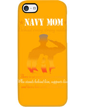 Load image into Gallery viewer, Son Gift For Navy Mom Behind Every Strong Soldier Phone case