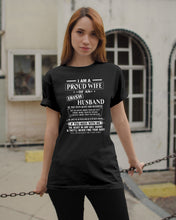 Load image into Gallery viewer, I Am A Proud Wife Of An Irish Husband Gift For Family Guys Tee