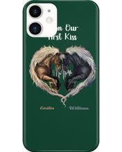 Load image into Gallery viewer, Horses From Our First Kiss Custom Name Gift For Girlfriend Phone case