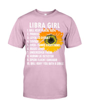 Load image into Gallery viewer, Birthday Gift For Libra Girl Will Bury You With A Smile Guys Tee