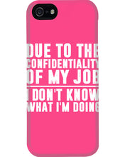 Load image into Gallery viewer, I Don't Know What I'm Doing Black And White Printed Mug Phone case
