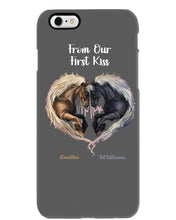 Load image into Gallery viewer, Horses From Our First Kiss Custom Name Gift For Girlfriend Phone case
