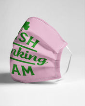 Load image into Gallery viewer, Irsih Drinking Team Green Shamrock St Patrick's Day Cloth Face Mask
