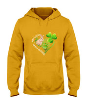 Load image into Gallery viewer, Rabbit Not Lucky Simply Blessed Heart Clover St Patrick's Day Gift Hoodie