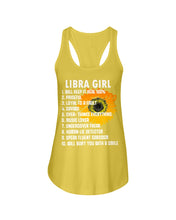 Load image into Gallery viewer, Birthday Gift For Libra Girl Will Bury You With A Smile Ladies Flowy Tank