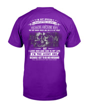 Load image into Gallery viewer, Amazing Gift For Husband She Love Me So Much Skull Guys Tee