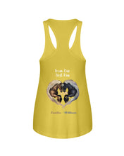 Load image into Gallery viewer, Horses From Our First Kiss Custom Name Gift For Girlfriend Ladies Flowy Tank