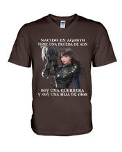 Load image into Gallery viewer, Nacido En Agosto Tome Una Pruera De Ad Birthday Gift Guys V-Neck