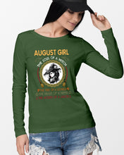 Load image into Gallery viewer, Birthday Gift For August Girl The Soul Of A Witch Unisex Long Sleeve