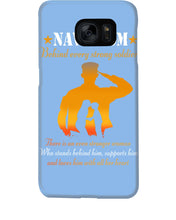 Load image into Gallery viewer, Son Gift For Navy Mom Behind Every Strong Soldier Phone case