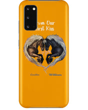 Load image into Gallery viewer, Horses From Our First Kiss Custom Name Gift For Girlfriend Phone case