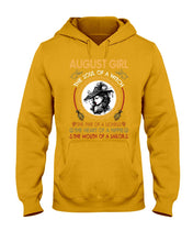 Load image into Gallery viewer, Birthday Gift For August Girl The Soul Of A Witch Hoodie