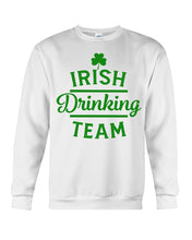 Load image into Gallery viewer, Irsih Drinking Team Green Shamrock St Patrick's Day Sweatshirt